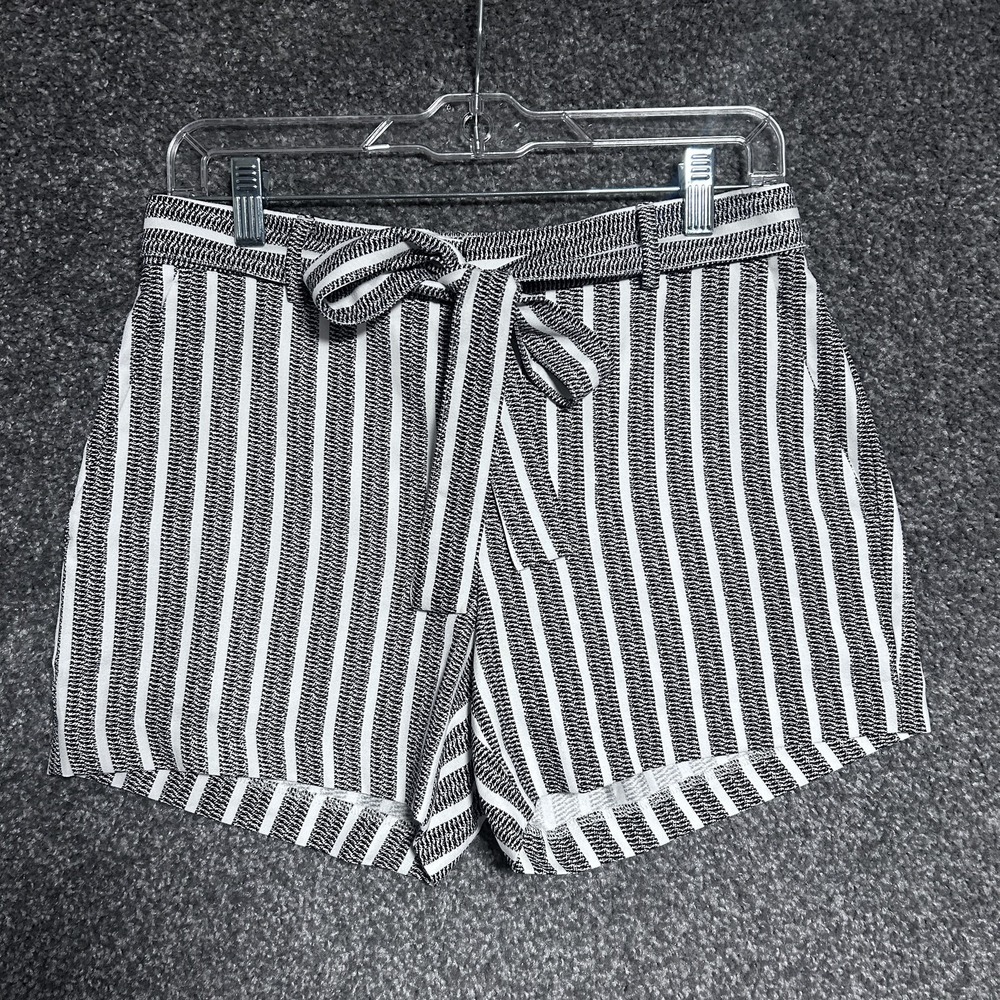 Banana Republic Shorts Womens‎ 4 Striped Tie Waist Pockets Summer Chic Casual